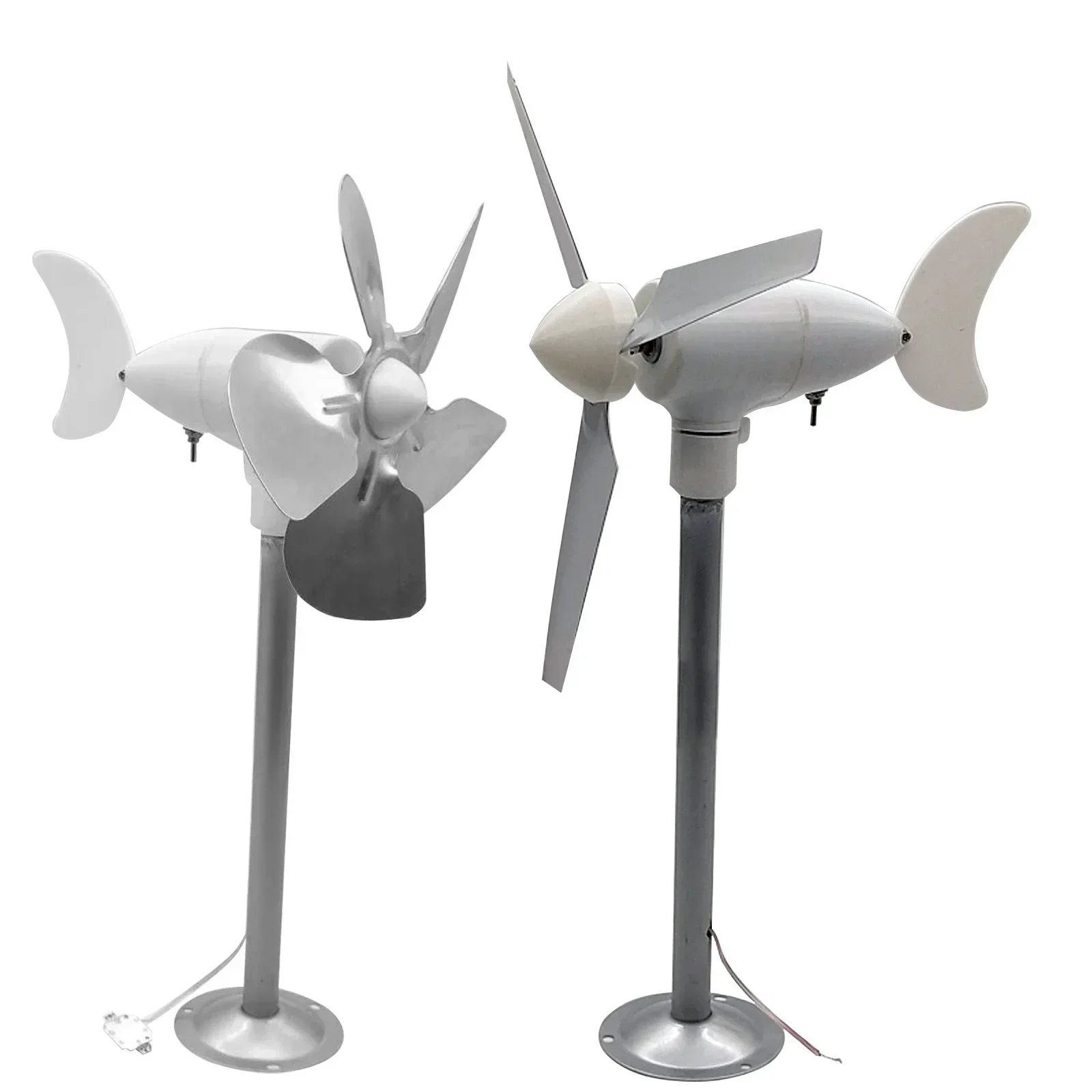 3/5-Blade Micro Wind Turbine Model Three-phase Permanent Magnet Brushless Outdoor Science and Education Windmill