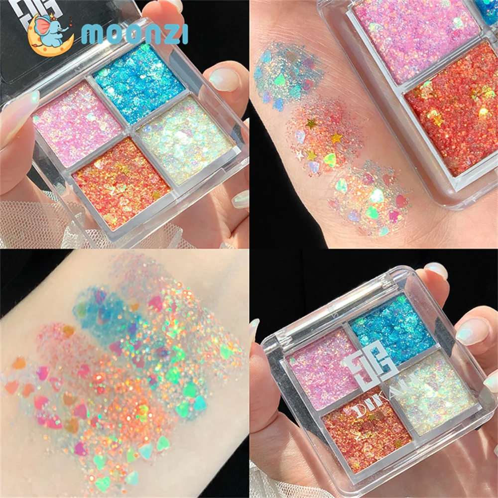 Palette Shimmer Shine Eyeshadow Palette Matte Glitter Eyeshadow Palette Shiny Eye Shadow Eye Pigments