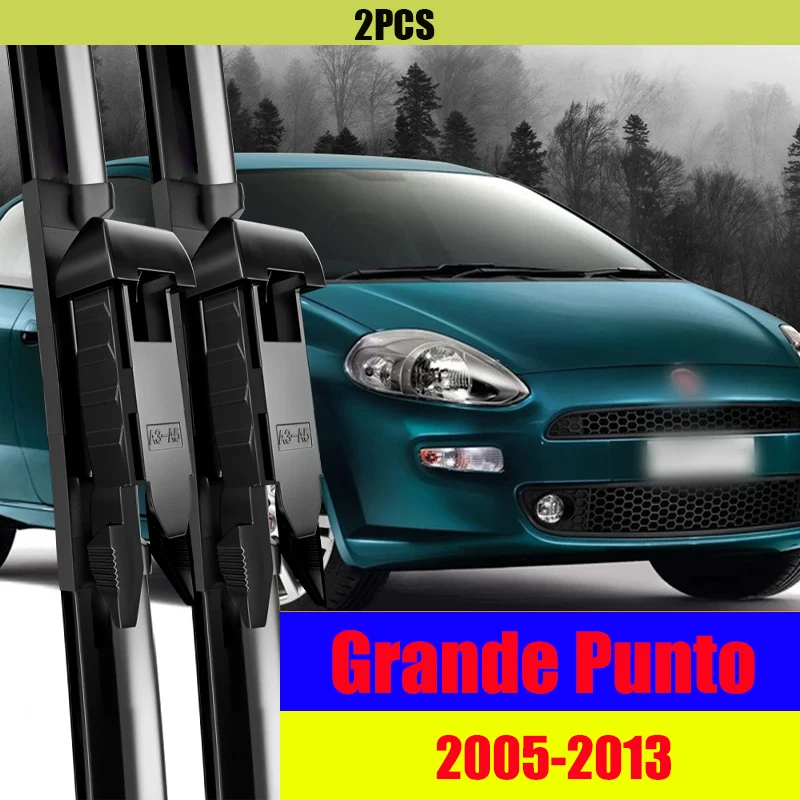 

Wiper Front Wiper Blades For Fiat Grande Punto 2005-2013 Windshield For FIAT Punto Evo 2009-2013 2010 2011 26"+15" Accessories