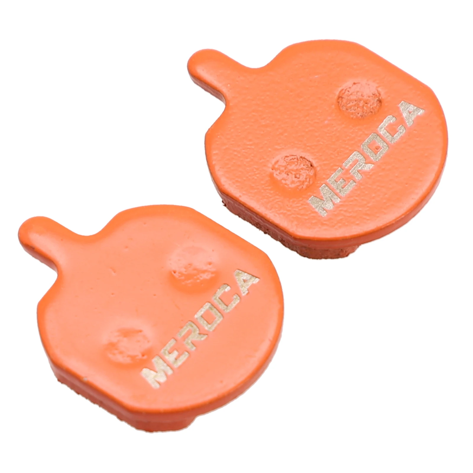 Bicycle Components Brake Pad Easy To Install Orange Excellent Heat Dissipation For Downhill Riding Metal+resin