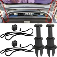 Universal Car Rear Shelf Straps Ball Holding Cord Vehicle Tailgate Lanyard Trunk Storage Package Tray Lid Rope Nylon Sling