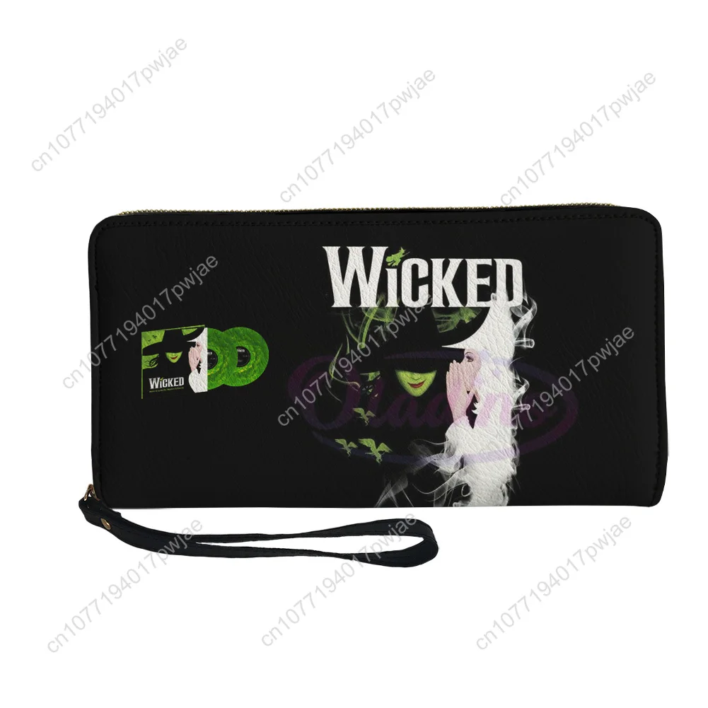 Wicked the Musical Custom Wallet Purse Sprunki Mens Womens Zipper Long Wallets Double Print  Portable Wallet Gift Bag