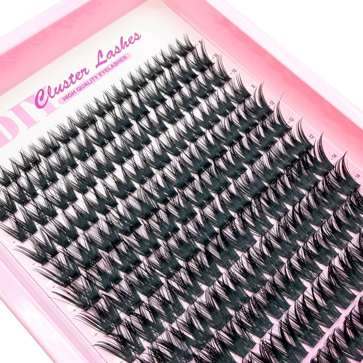 HBZGTLAD 12 Reihen Fairy Eyelash Ball Manga Wimpernbüschel 8-16mm Dynamische Wimpernverlängerung Natürliches Aussehen C-Curl Personal – Detail 9