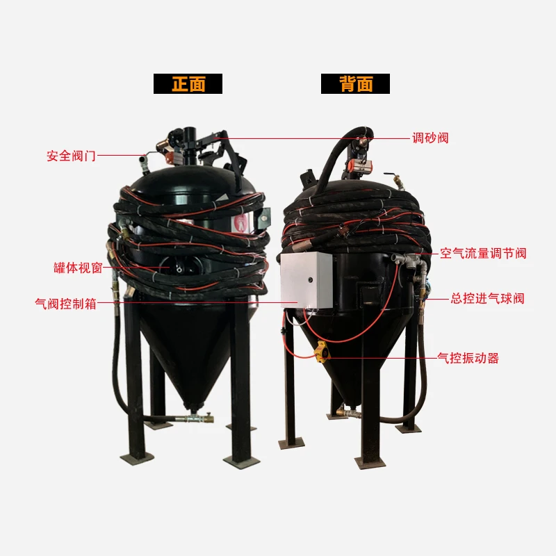 Water Sand Blaster Environmental Protection Dust-Free Sand-Blasting Machine Sand Blaster Small High-Pressure Mobile Outdoor