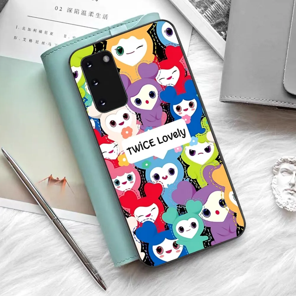 L-Laburi T-Twice Lovelys Phone Case Silicone PC+TPU For Samsung S10 20 30 22 23 24 Plus Lite Ultra Cover