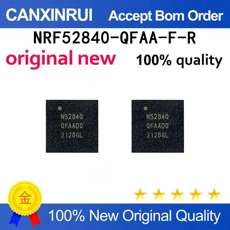 

(5pcs-100pcs）New original NRF52840-QFAA-F-R printing wire N52840 QFN48 chip IC