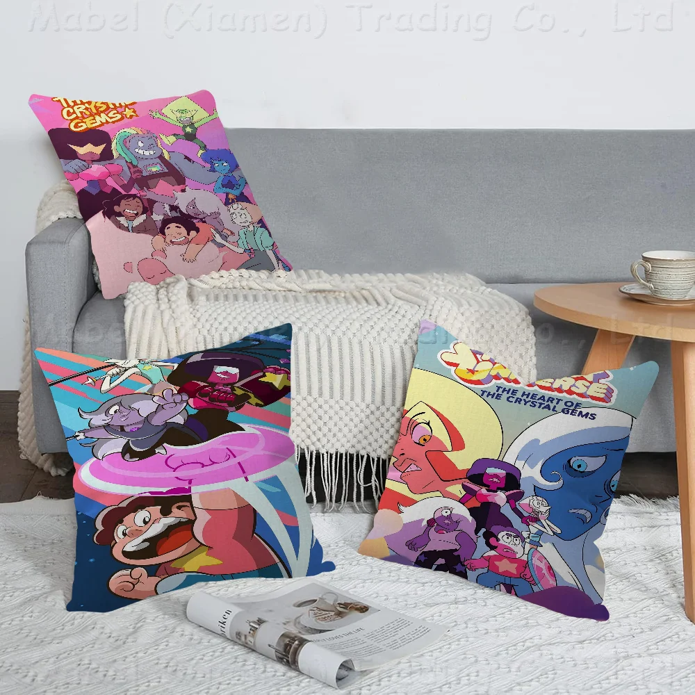 

Steven Universe. Pillowcase Toon Gift Cushion Cover Bedroom Home Sofa Chair Seat Decor Pillow Case