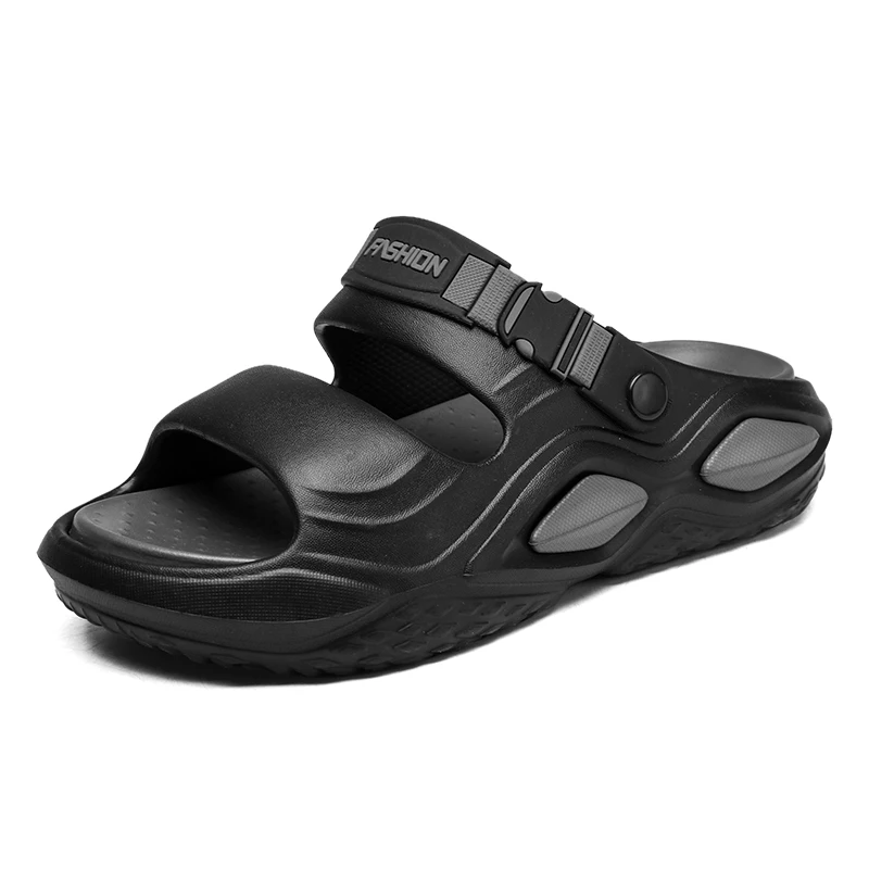 

Мужские шлепанцы для весны и лета, уличные пляжные сандалии, мягкие удобные сабо, повседневная обувь для мужчин, для воды и сада, мужские тапочки