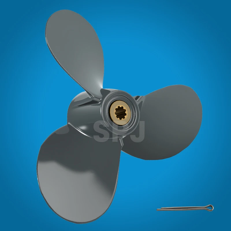 

For Honda 4-6 HP Outboard Propeller 7 1/2x7 Boat Motor Aluminum Alloy Screw Ship Marine Engine 3 Blade