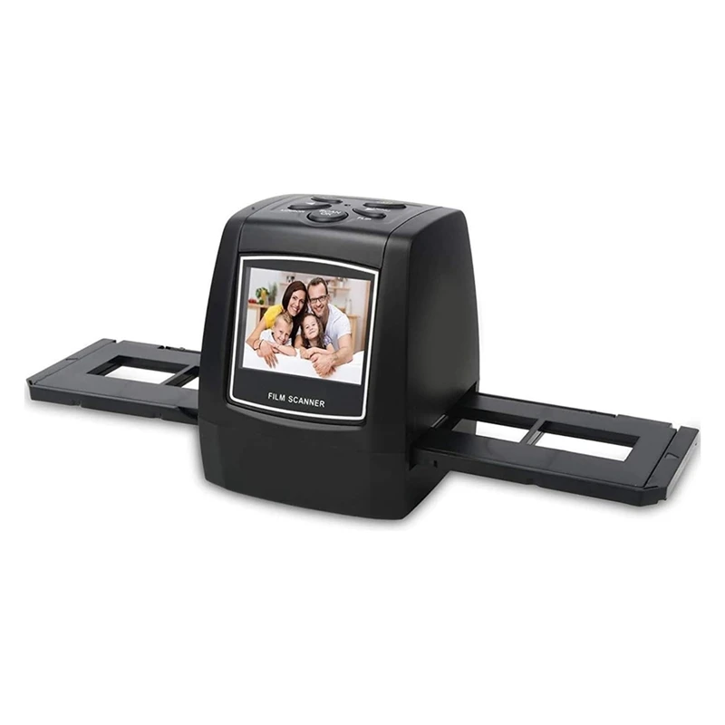 AAAN-Mini Digital Film And Slide Scanner - Converts 35Mm Film Negatives And Slides To JPEG Images - Easily Loads Film Adapter