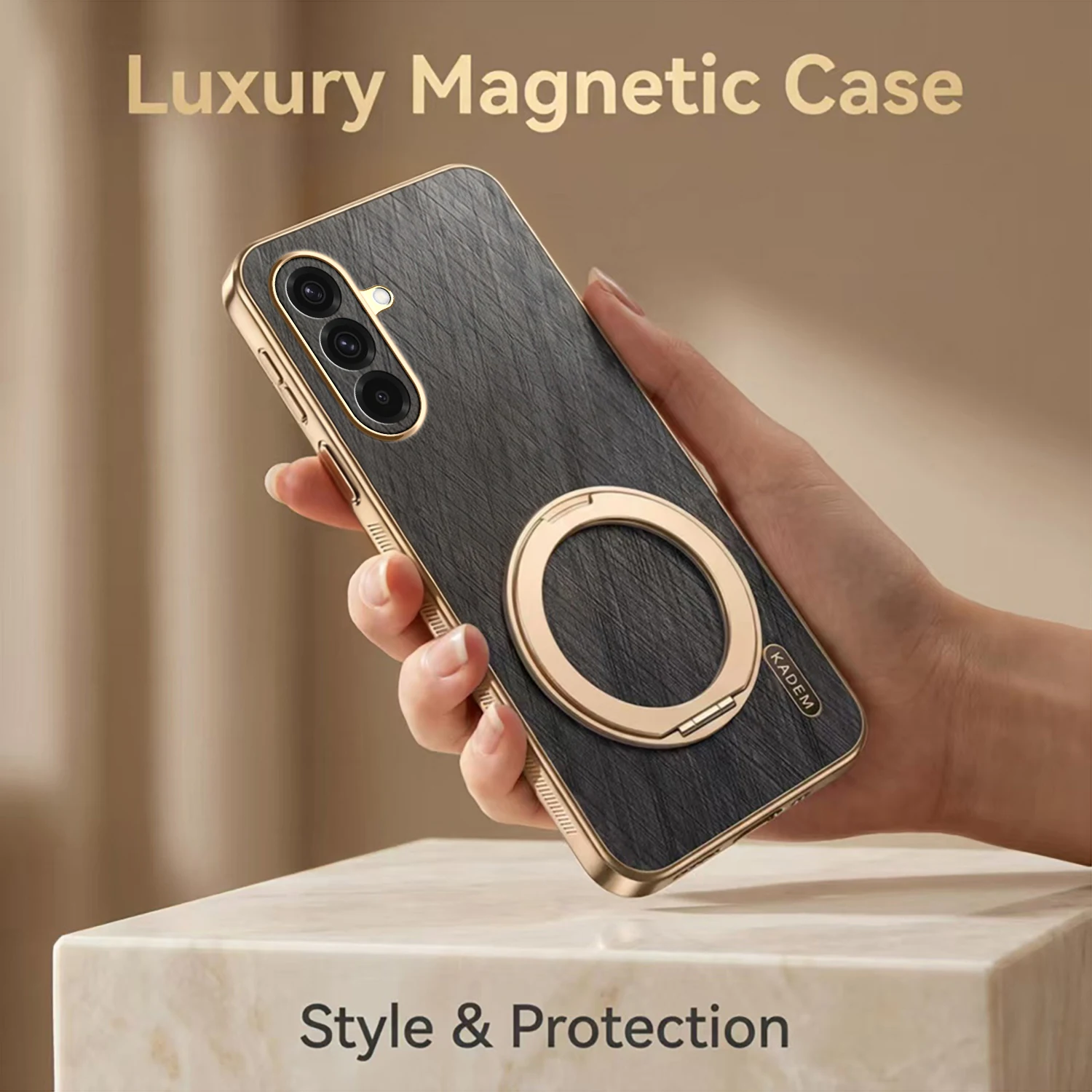 For Samsung Galaxy A17 A16 A18 A15 A12 A14 A13 4G 5G Phone Case Lens Protection Holder Soft Silicone Anti-Drop Black Cover Cases