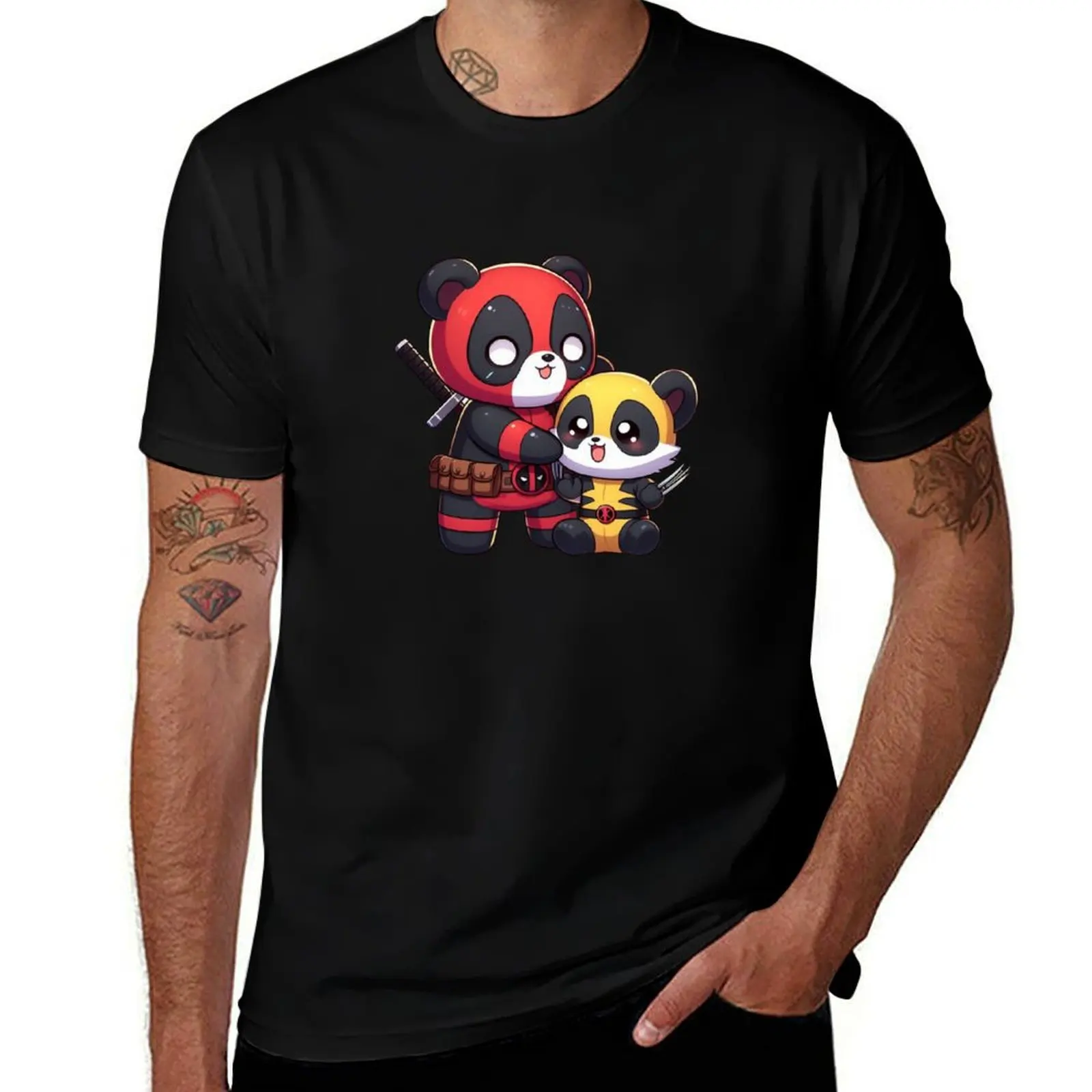 

Pandapool T-Shirt t shirts with prints man t shirt heavy cotton cotton tshirt 100% T-shirt
