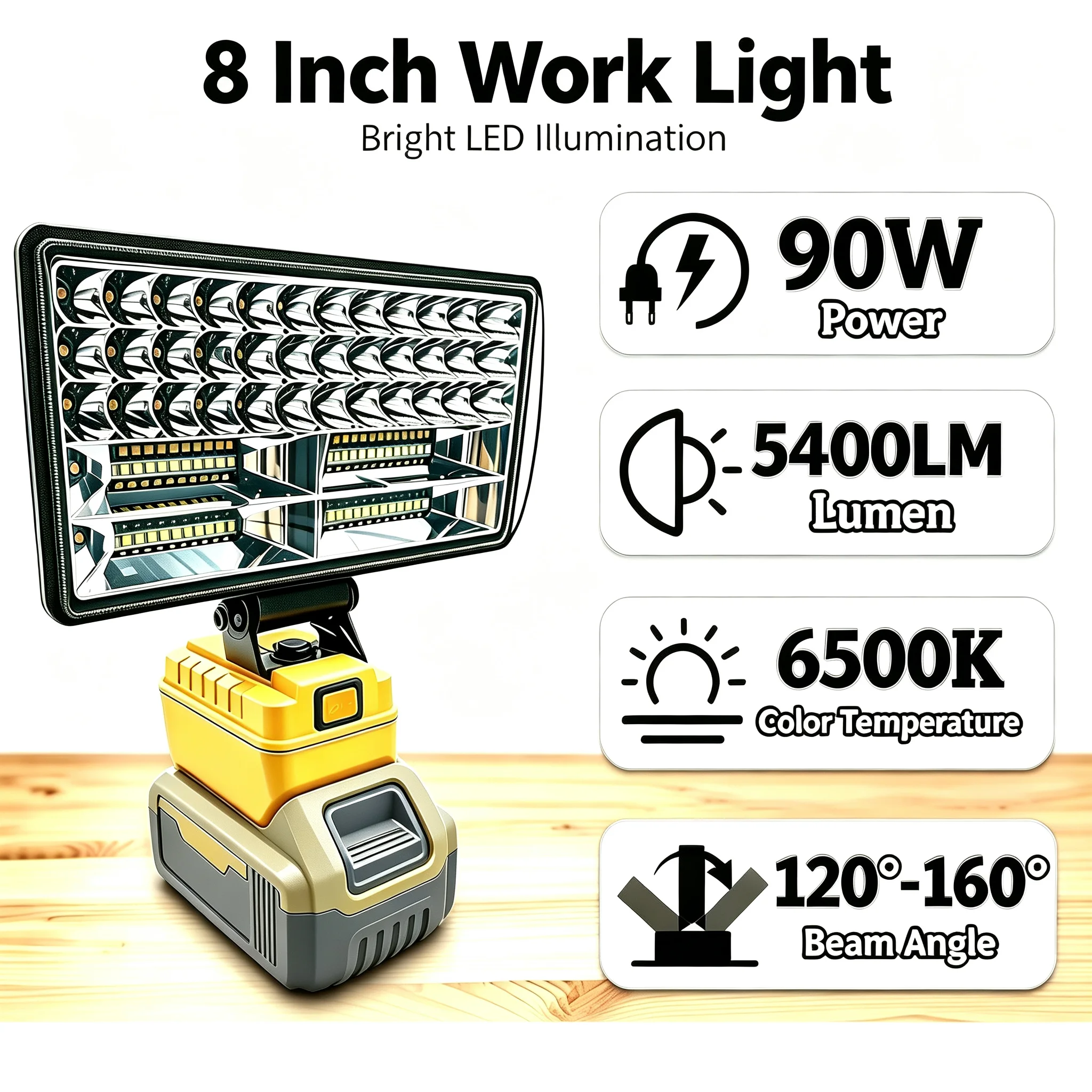 Outdoor Lighting Not Working - 20V MAX LED Work Light, 5400LM