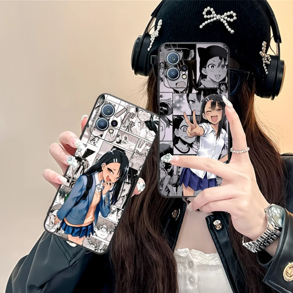 Hayase Nagatoro Anime Mobile Cell Phone Case for Huawei P60 P50 P40 P30 P20 P10 P9 P8 Pro Lite Plus Black Soft Phone Cover Shell