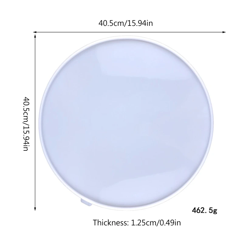 River Table Silicone Mold Round Tabletop Drop Resin Epoxy Polymer Clay Craft DIY Ornament Jewelry Making Tools 37JB