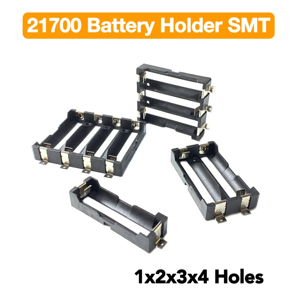 

1 x 2 x 3 x 4 x 21700 Battery Holder SMT SMD Battery Box 21700 Storage Box 1S 2S 3S 21700 Battery Case