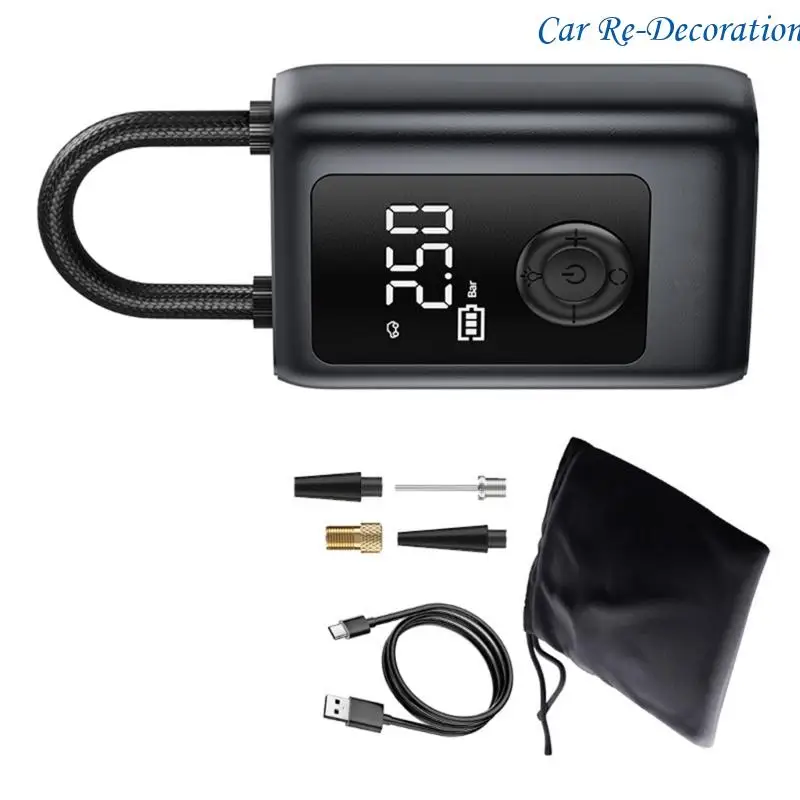 

R58D Digital Display Tire Inflator с несколькими предустановленными режимами PC & ABS для удобного использования