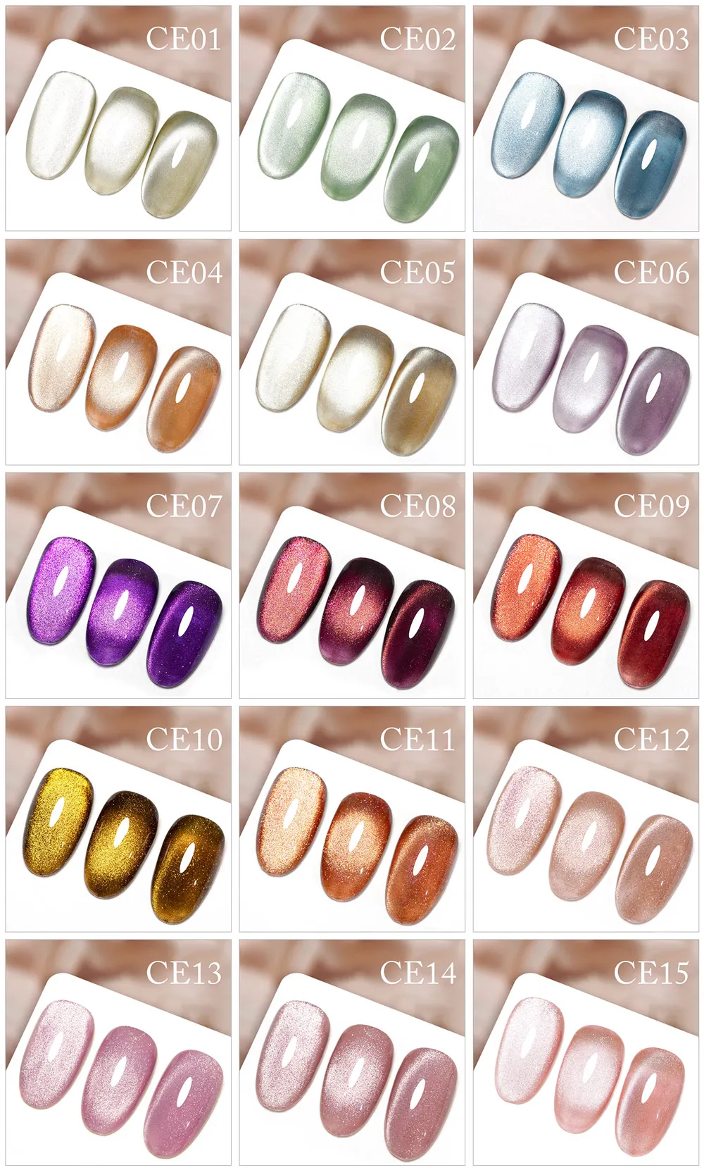 CANNI 18ml TPO-freier Langanhaltender No-Wipe Bright Topcoat Peel-off Base Coat 5g Kristall Magnetischer Katzenaugen-Gel Funkelnder Glitzer-Lack – Detail 3