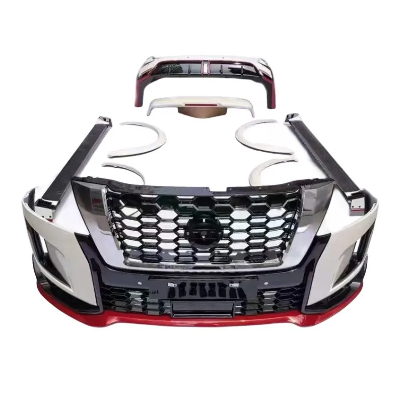 

Suitable for body kit Nissan Tuak Modified NISMO Surround Y62 front and rear bumpers 2020-2024