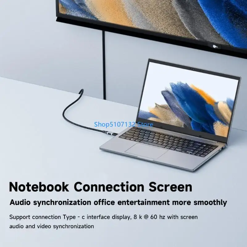 87HD High-Speed USB C Adapter 240W Power Delivery Type C Male to Female Connector for otebook 7680x4320