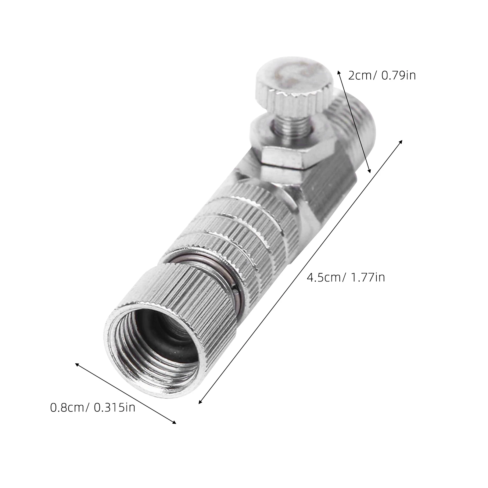 1/8 Inch Airbrush Quick Release Coupler Flow Control For Iwata Connect Fittings Disconnect