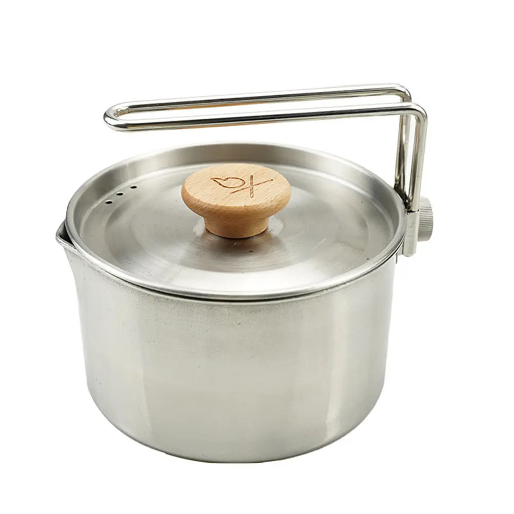 

Портативный набор для приготовления лапши на открытом воздухе: походная посуда, чайник из нержавеющей стали для пикника, кемпинга, барбекю и альпинизма