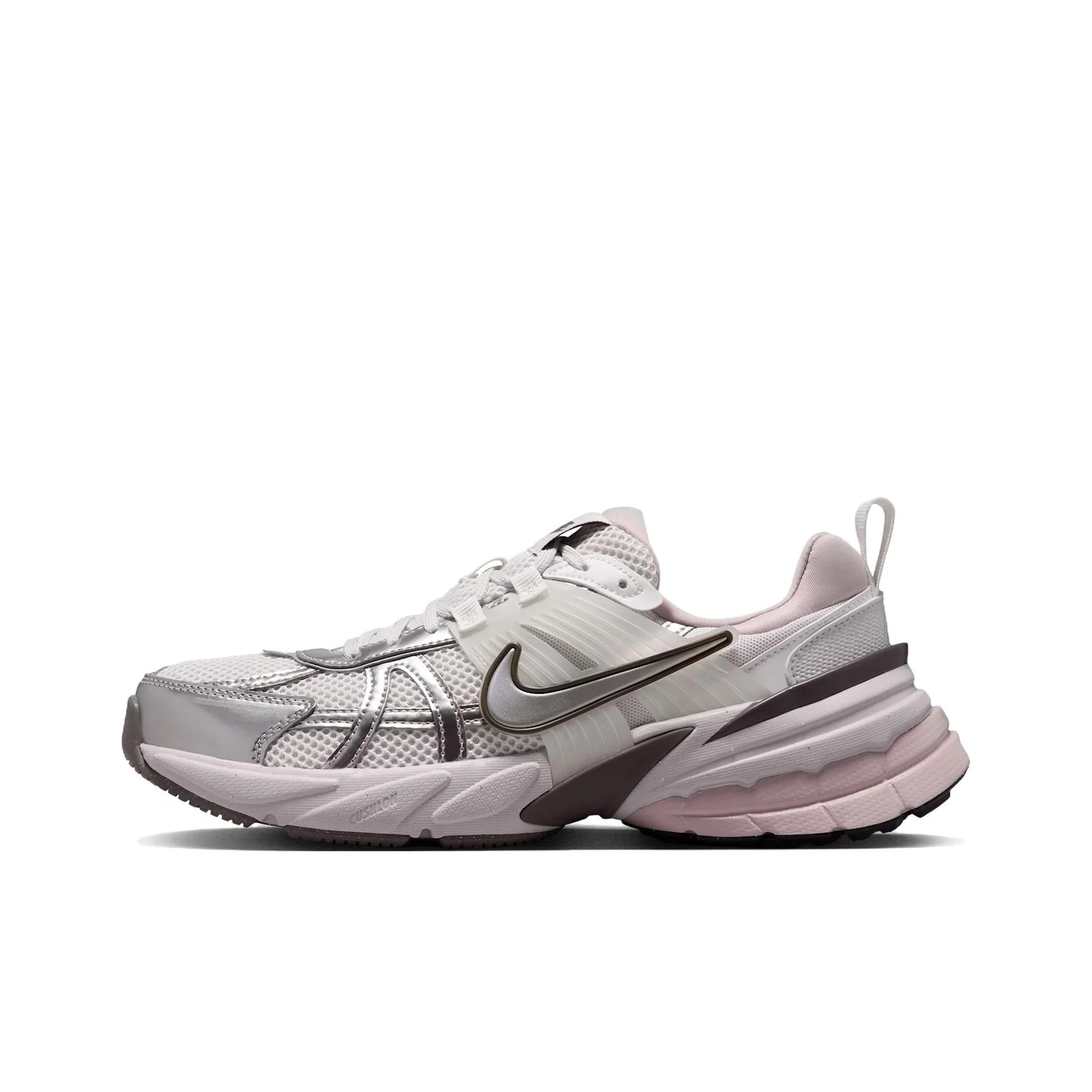 chaussures-de-course-decontractees-basses-en-caoutchouc-resistantes-a-l'abrasion-nike-v2k-run-pour-femmes-gris-fd0736-010