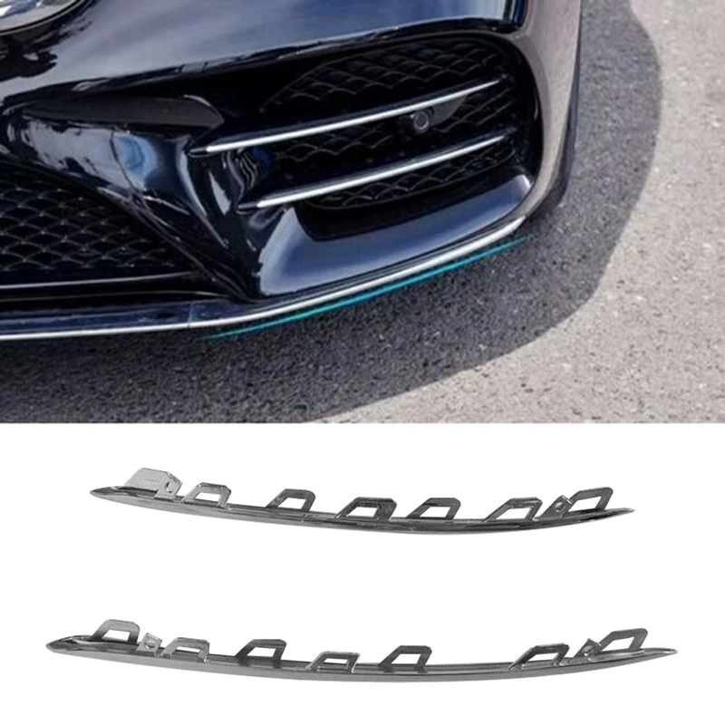 4PCS Car Styling Front Grille Trim Eyelid Eyebrow Eyebrow Cover Decoration Strip For Mercedes Benz W222 S450 S500 S560