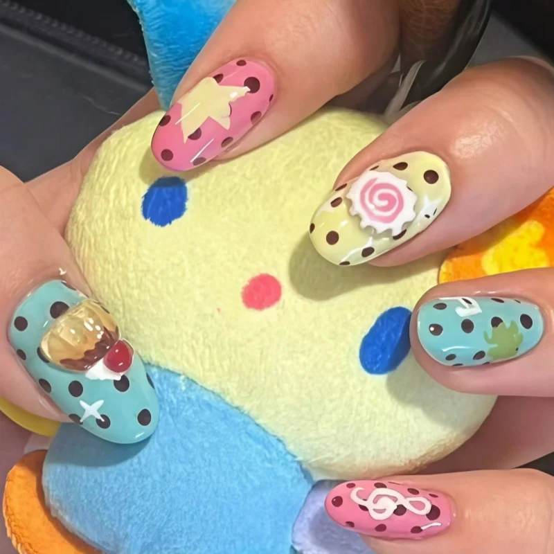 Niedliche Cartoon-Notiz Mini-Flügel Fisch-Board 3D Nagelkunst-Dekor Silikonform Einteilige Nagelkunst-Stempelform – Detail 7