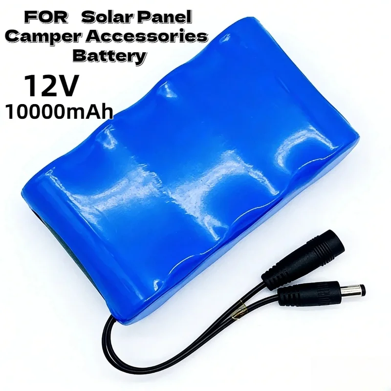 

High Capacity Aleaivy 12V 10Ah LiFePO4 Battery 20A BMS Same Port Protection 14.6V Charger for Solar Camper and Outdoor Using