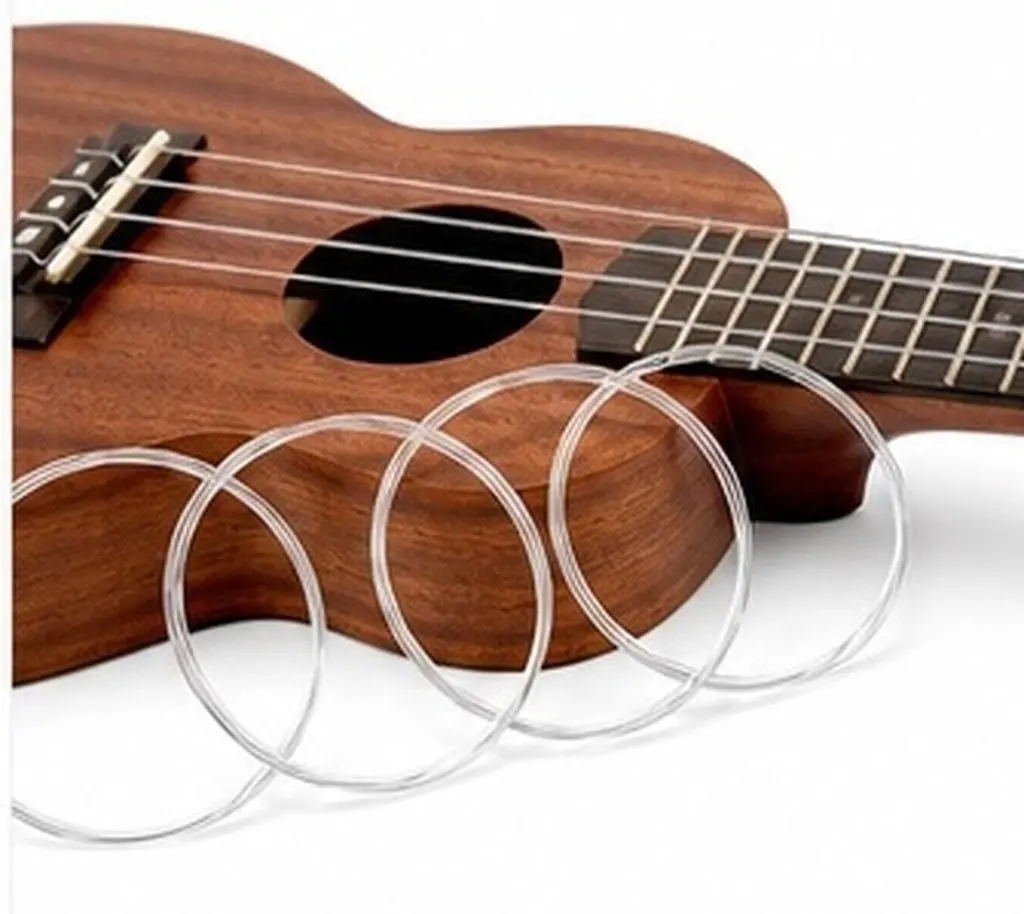 1 Bag Clear Nylon Ukulele String Robust Long-Lasting Replacement Musical Instrument Part for Ukulele String Repair and