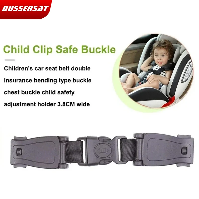 

Durable Harness Chest Clip Safe Buckle Car Baby Safety Seat Strap Belt for Baby Kids Children Safety Strap 16cm Car Accessories