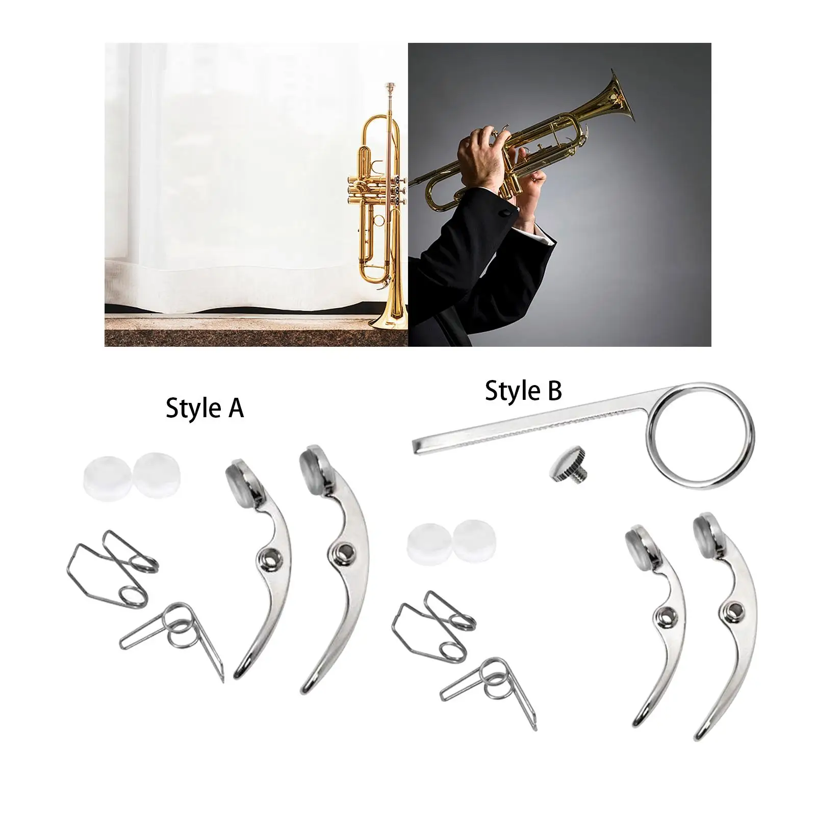Wind Instrument Trumpet Keys Brass Spit Valve Spring Replacement Repairing Tools for Trumpet and Trombone