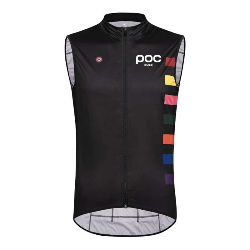 AliExpress 2025 Summer New Road Cycling Bicycle CULB POC Vest Windproof Reflective Cycling Clothes Vest