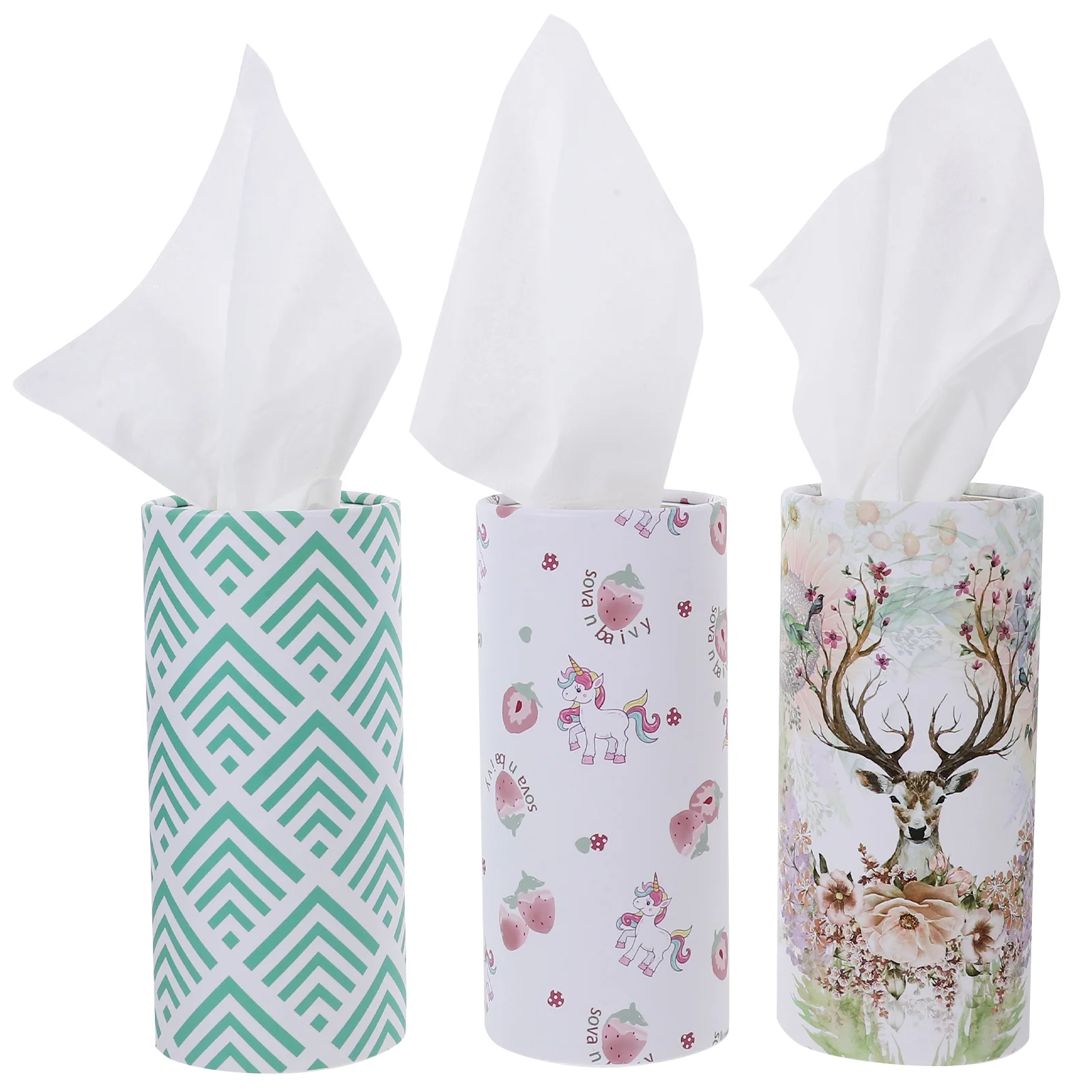 Multifunction Tissues Per Tube Tissue Box Holder Auto Round Paper Tube Safety Broken Window Tissue Cup With Safety