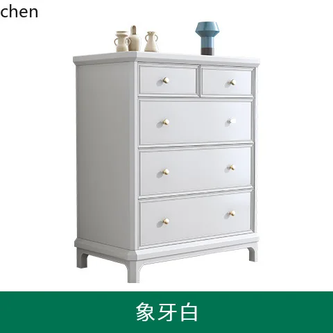 ZML Solid Wood Chest of Drawers Bedroom Storage Living Room Storage Furniture Cabinet