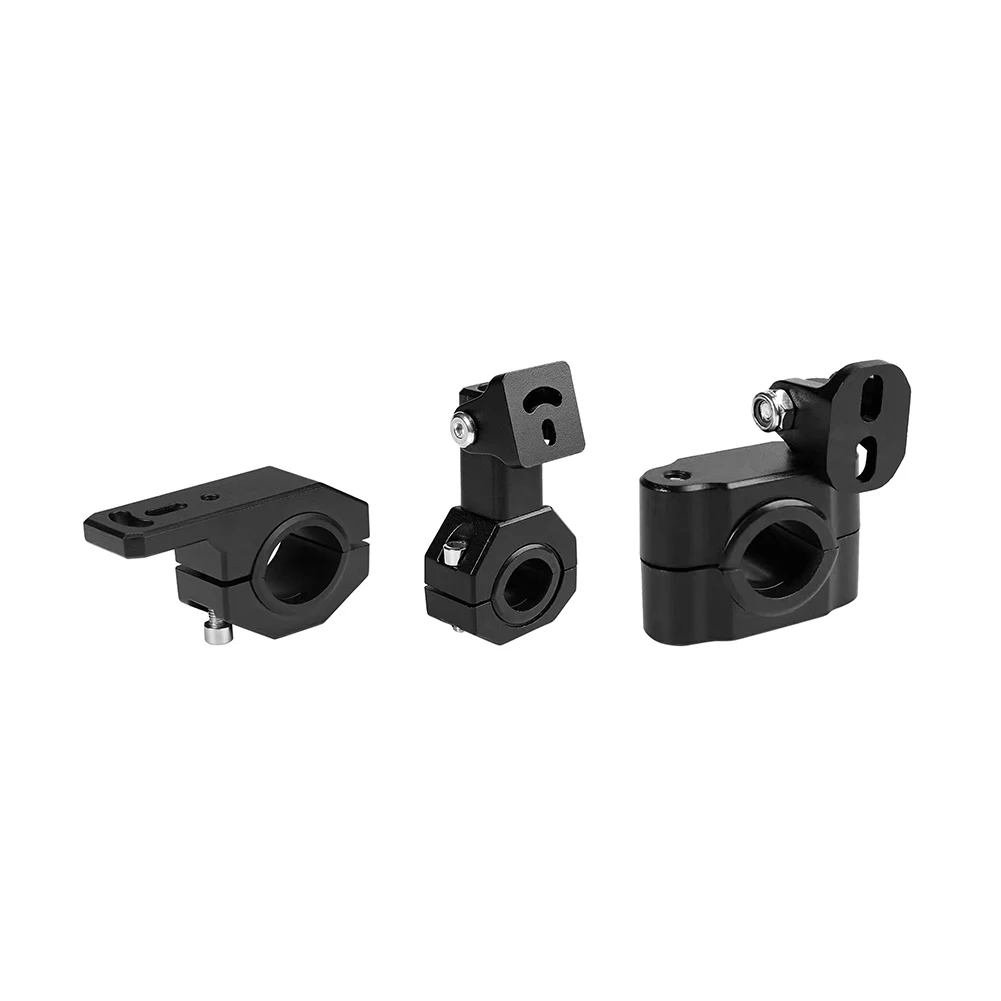 

Motorcycle LED Headlight Clamps Brackets 360 Adjustable Motorcycle Spotlights Fog Light Mount Motorbike Head Lamp Holder Support