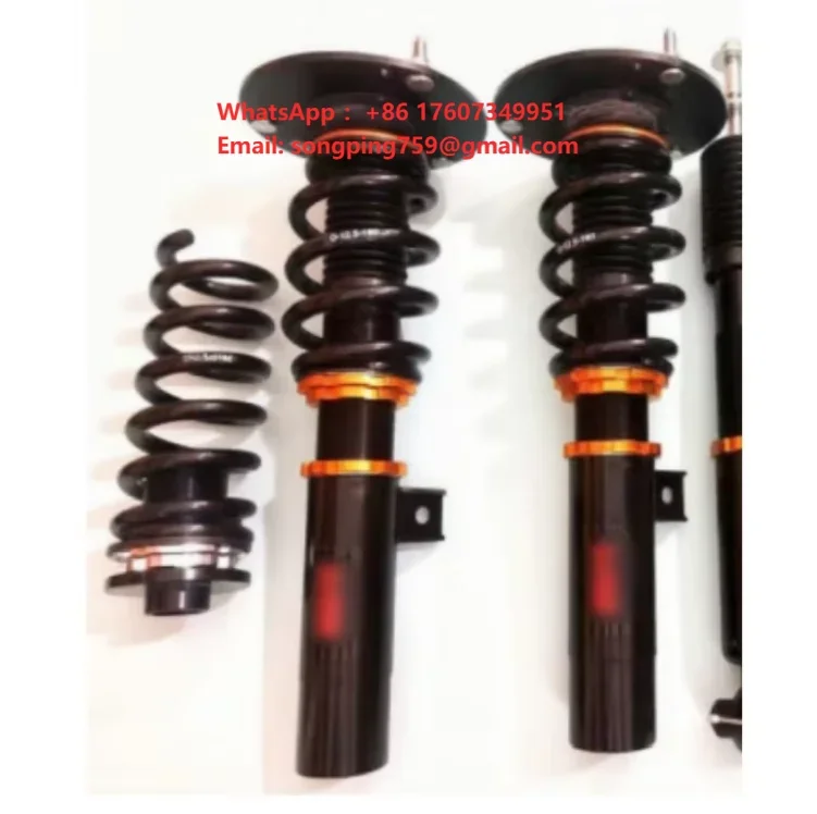 J-Plus New Coilovers Shock Absorbers -3Series F30 2012-2018 Adjustable Performance Suspension Kit Black Coil Spring