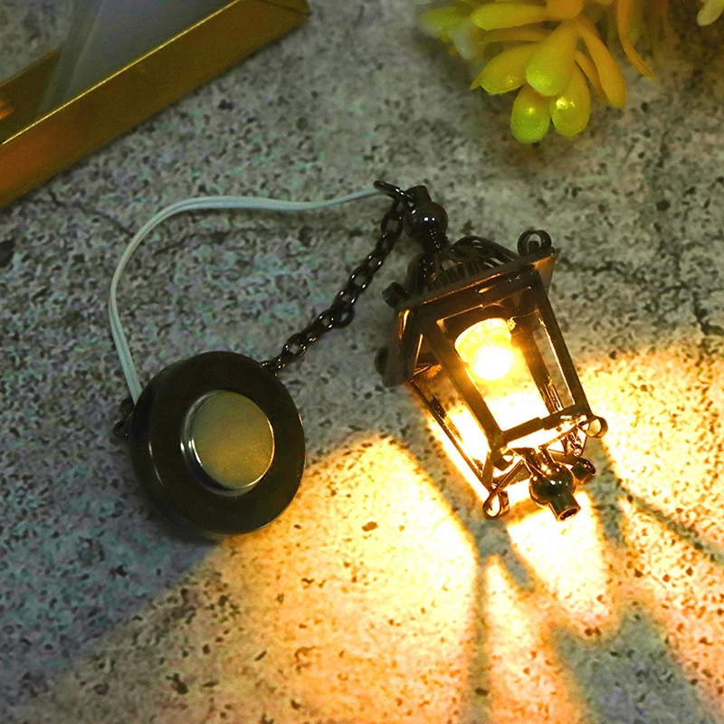 

1:12 Dollhouse Miniature Chandelier LED Lamp Wall Lamp Ceiling Lamp Decor Toy