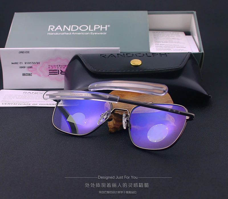 RE Sonnenbrille Mann Amerikanische Armee Militär Luftfahrt Pilot Sonnenbrille Gradienten Objektiv Frau Luxus Marke Vintage Titan Rahmen – Detail 16
