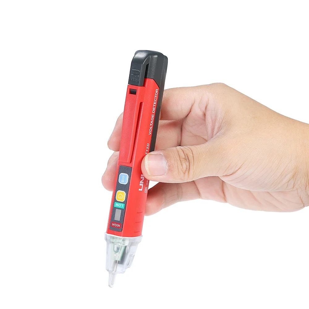 UNI-T AC Voltage Detector UT12D Non Contact Voltage Tester 12V-1000V Contactless Electric Tester Pen Power Sensor LED