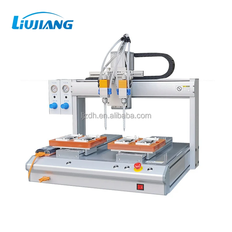 Liujiang desktop 3 axis gule dispenser robot fully automatic silicone/ab epoxy resin/UV glue dispensing machine