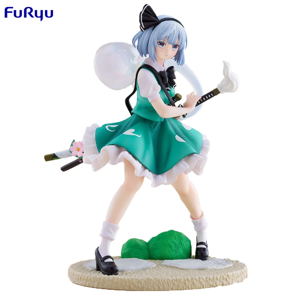 

В наличии Оригинальная фигурка FuRyu Tenitol Touhou Project-фигурка аниме Konpaku Youmu, фигурка, модель, украшение, аниме мультяшная модель