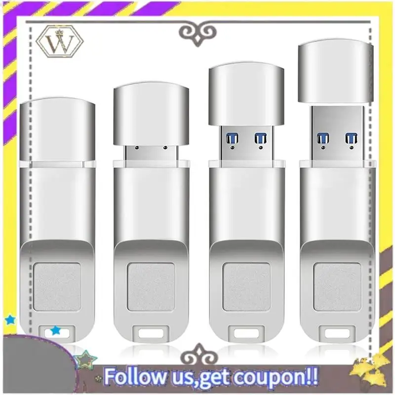 New USB3.0 Fingerprint Flash Drive 128G Accurate Identificaiotn Privacy Management Key