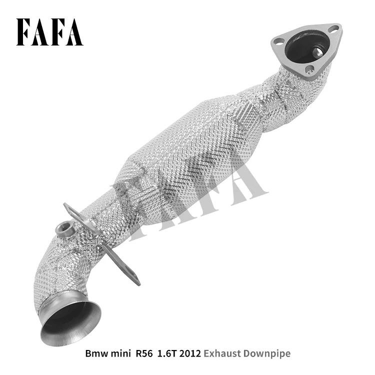 For  Mini R56 1.6T 2012 Exhaust System Catalytic Converter Head Section High-performance Downspout Without Thermal Insulation