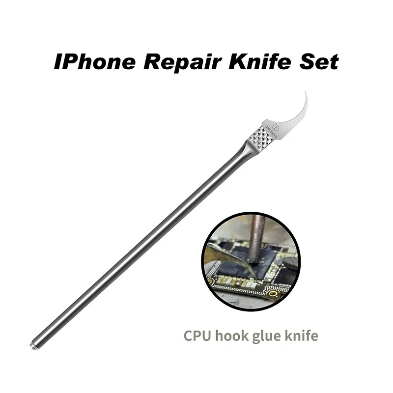 Gtoolspro 7in1 CPU Blade Knife Kit Hook Glue Removing Warped Paste Planting Shovel Bamboo Stick Cleaning Set Phone Repair Tools