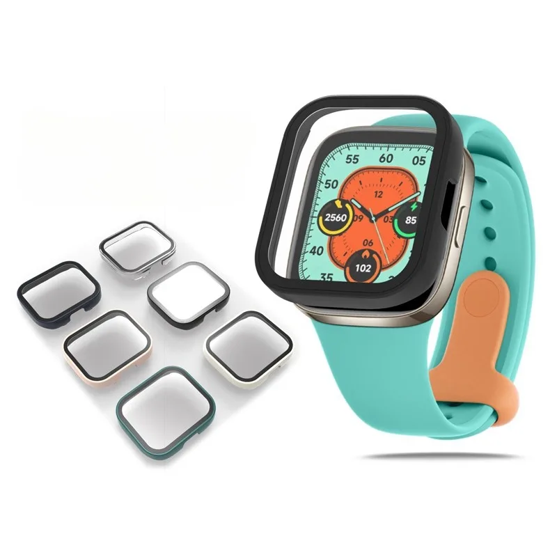 إطار حماية كامل التغطية ، شاومي مي ووتش 3 لايت ، ساعة ريدمي 3 ، غطاء حافظة واقي ، خفف لساعة ريدمي