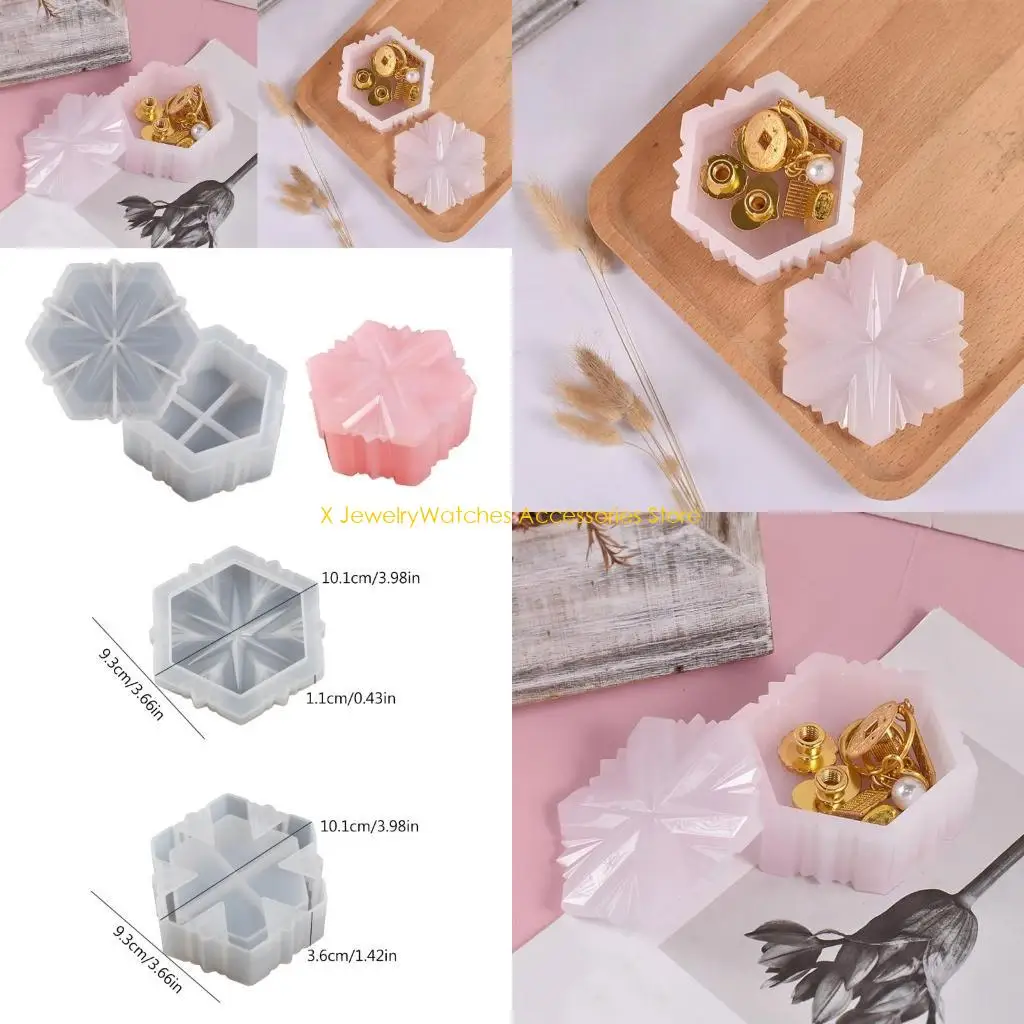 

31KD 2 шт., DIY эпоксидные кристаллы, формы для дня рождения, шестиконечная звезда, силиконовая форма для хранения смолы, форма