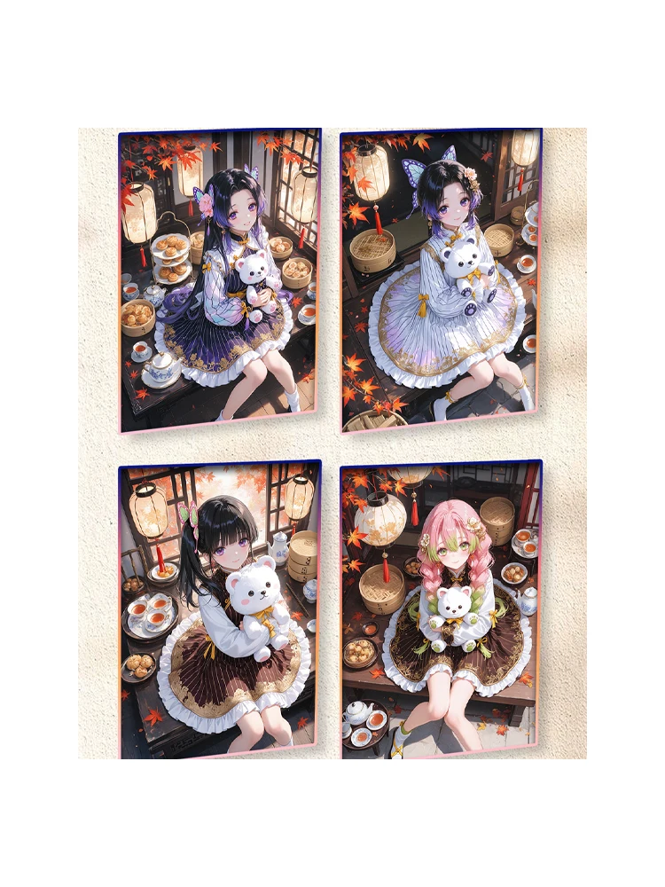 2025 도매 만주 문화 귀멸의 칼날 A5 사이즈 마스터급 고화질 아크릴 소재 ACG CCG TCG 취미 선물