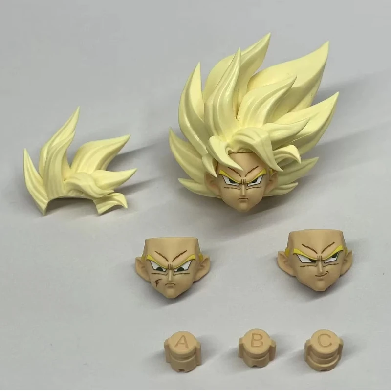 Dragon Ball Super Saiyan Goku Piaofa Testa Sculpt 2.0 3.0 Voxel Teste Modello Giocattolo Regalo in Magazzino Da Collezione Son Goku Accessori